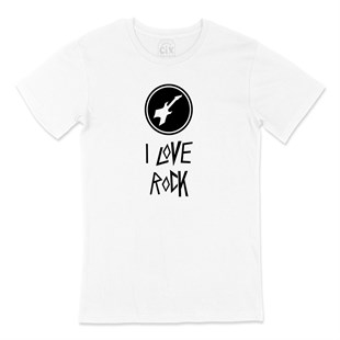 I love Rock Tişört
