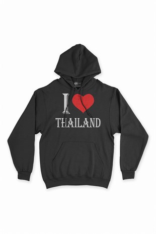 I Love Taylant Kapşonlu Sweatshirt Hoodie