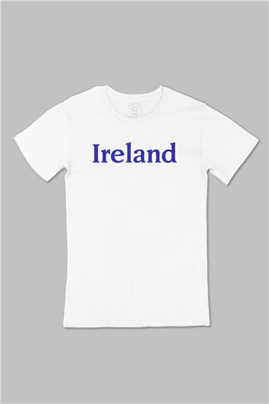 İrlanda İreland Büyük Baskılı Beyaz Tişört
