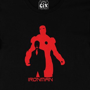 Iron Man Siyah Tişört