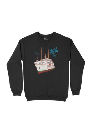 İstanbul Feribot Siyah Sweatshirt