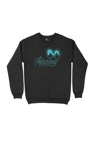 İstanbul Kalpli Sweatshirt