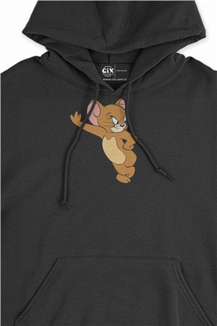 Jerry Siyah Sweatshirt Hoodie