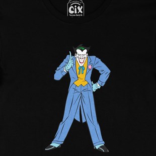 Joker From Batman Siyah Tişört