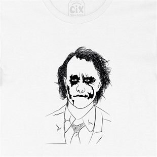 Joker Yaralı Yüz Tişört