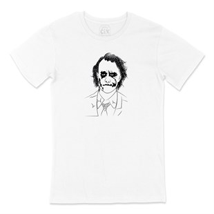 Joker Yaralı Yüz Tişört