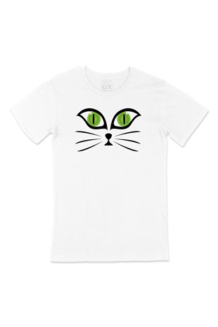 Kedi Tasarımlı Tişört
