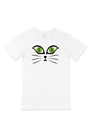 Kedi Tasarımlı Tişört