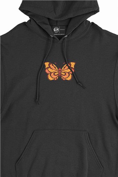 Kelebek Butterfly Minimal Kapşonlu Sweatshirt Hoodie