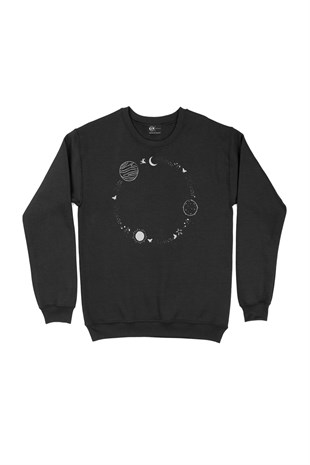 Kelebekli Galaksi Sweatshirt