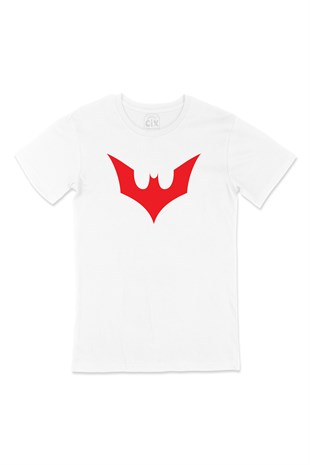 Kırmızı Batman Logolu Tişört