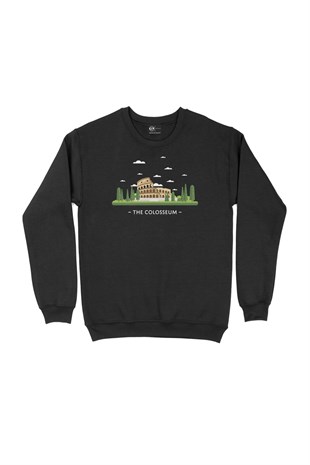 Kolezyum Siyah Sweatshirt