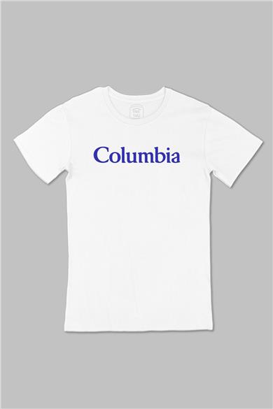Kolombiya Columbia Büyük Baskılı Beyaz Tişört