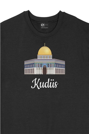 Kudüs Siyah Sweatshirt