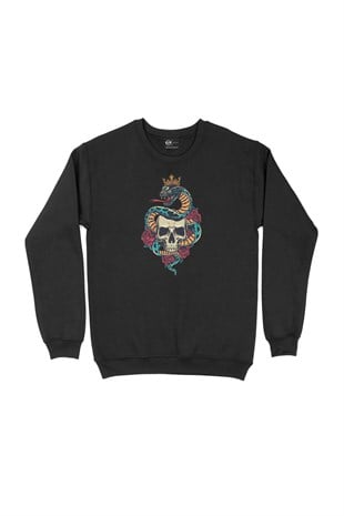 Kuru Kafa Dragon Siyah Sweatshirt