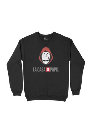 La Casa De Papel Siyah Sweatshirt