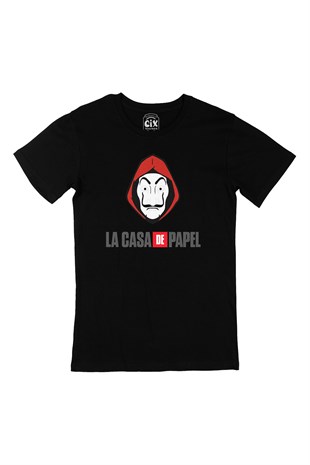La Casa De Papel Siyah Tişört