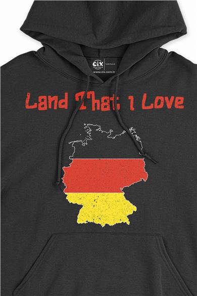 Land That I Love Belçika Kapşonlu Sweatshirt Hoodie