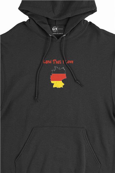 Land That I Love Belçika Minimal Kapşonlu Sweatshirt Hoodie