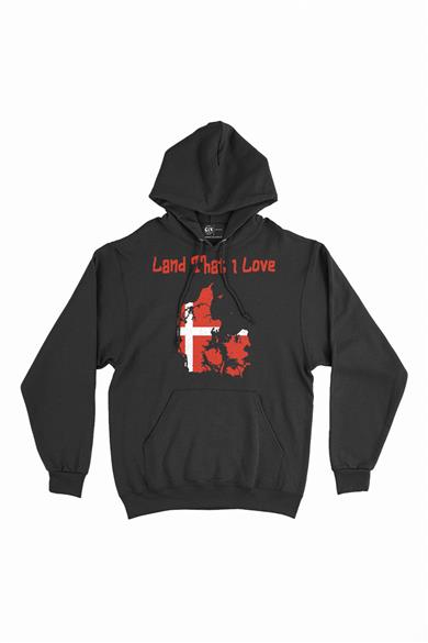 Land That I Love Danimarka Kapşonlu Sweatshirt Hoodie