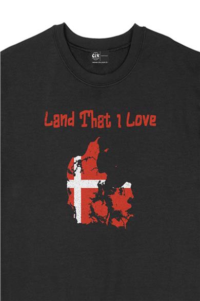 Land That I Love Danimarka Sweatshirt