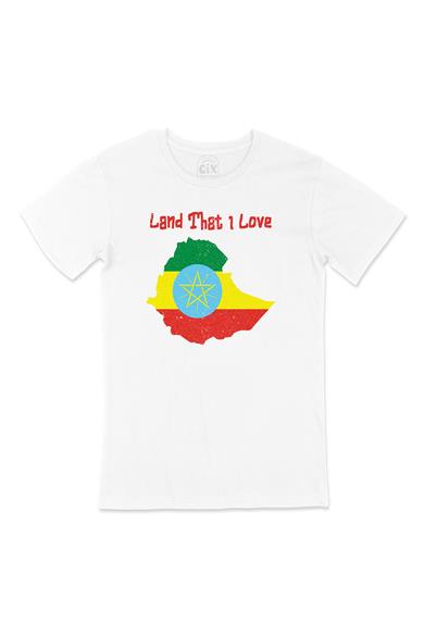 Land That I Love Etiyopya Beyaz Tişört