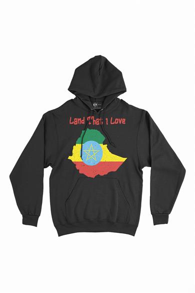 Land That I Love Etiyopya Kapşonlu Sweatshirt Hoodie