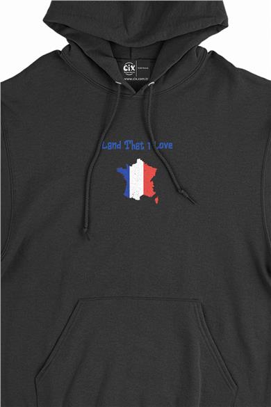 Land That I Love Fransa Minimal Kapşonlu Sweatshirt Hoodie