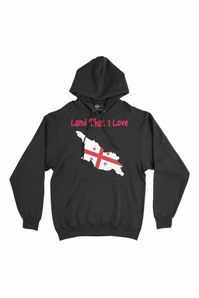 Land That I Love Gürcistan Kapşonlu Sweatshirt Hoodie