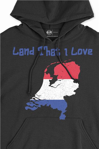 Land That I Love Hollanda Kapşonlu Sweatshirt Hoodie