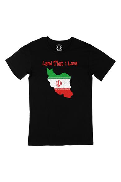 Land That I Love İran Siyah Tişört