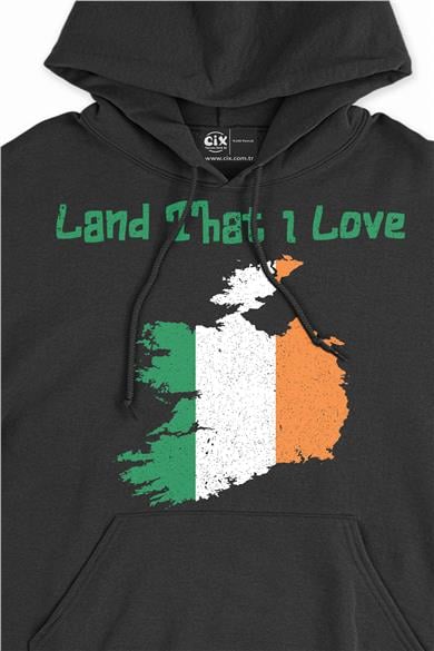 Land That I Love İrlanda Kapşonlu Sweatshirt Hoodie