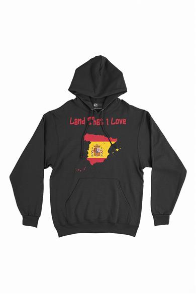 Land That I Love İspanya Kapşonlu Sweatshirt Hoodie