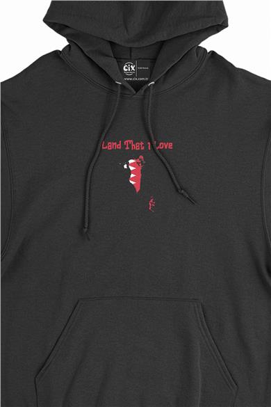 Land That I Love Katar Minimal Kapşonlu Sweatshirt Hoodie