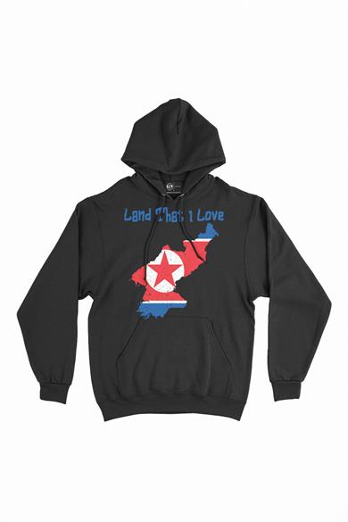 Land That I Love Kuzey Kore Kapşonlu Sweatshirt Hoodie