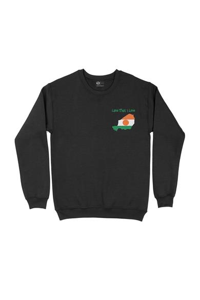 Land That I Love Nijer Cep Tasarım Baskılı Sweatshirt