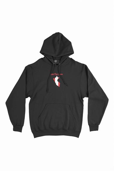 Land That I Love Peru Minimal Kapşonlu Sweatshirt Hoodie