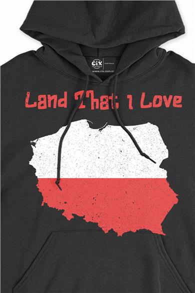 Land That I Love Polonya Kapşonlu Sweatshirt Hoodie