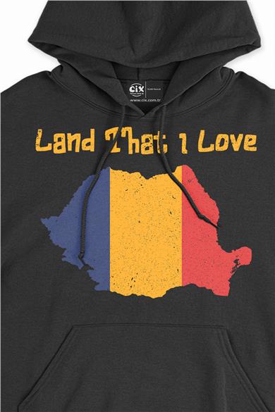 Land That I Love Romanya Kapşonlu Sweatshirt Hoodie