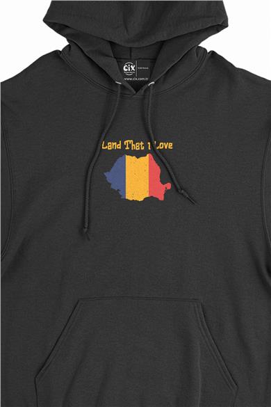 Land That I Love Romanya Minimal Kapşonlu Sweatshirt Hoodie