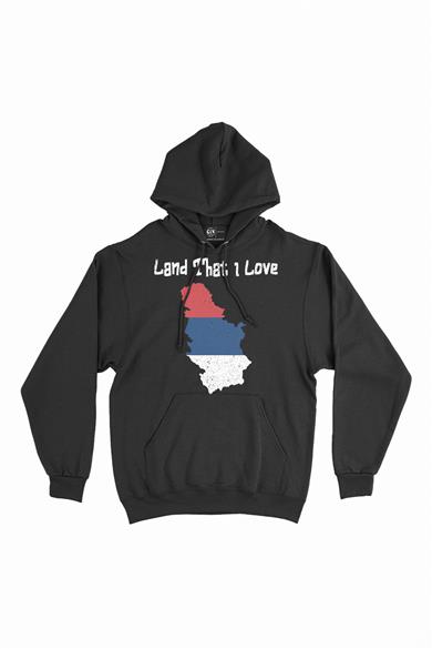 Land That I Love Sırbistan Kapşonlu Sweatshirt Hoodie