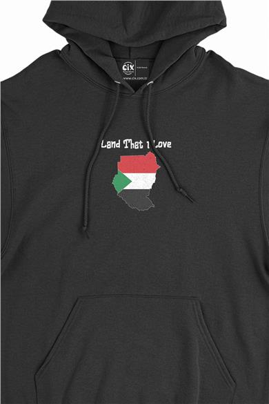Land That I Love Sudan Minimal Kapşonlu Sweatshirt Hoodie