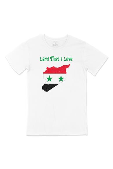 Land That I Love Suriye Beyaz Tişört