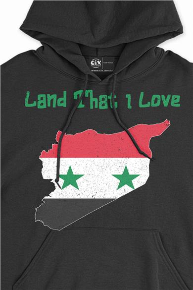 Land That I Love Suriye Kapşonlu Sweatshirt Hoodie