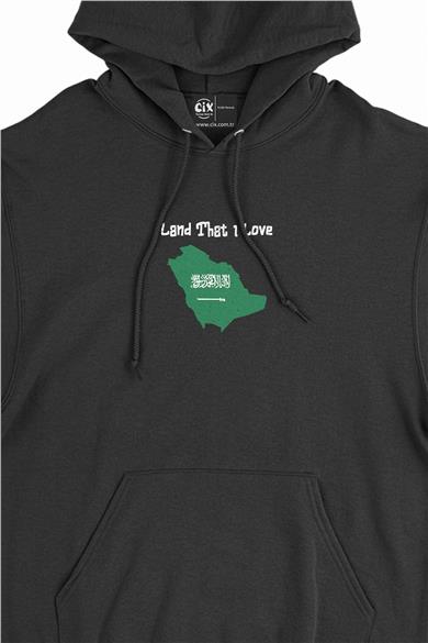 Land That I Love Suudi Minimal Kapşonlu Sweatshirt Hoodie