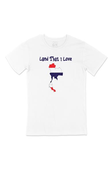 Land That I Love Tayland Beyaz Tişört