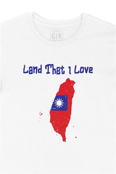 Land That I Love Tayvan Beyaz Tişört