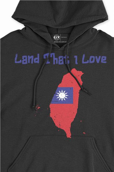 Land That I Love Tayvan Kapşonlu Sweatshirt Hoodie