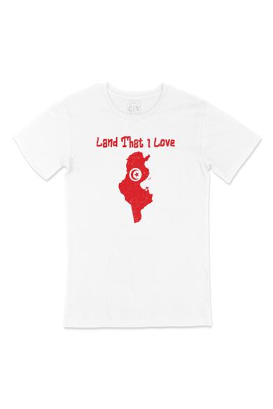 Land That I Love Tunus Beyaz Tişört