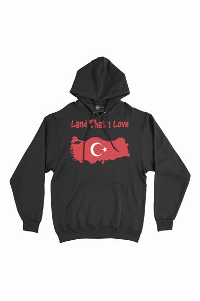 Land That I Love Türkiye Kapşonlu Sweatshirt Hoodie